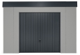 GARDEON® Gartenhaus mit sicherer Garagentür von Hörmann